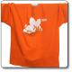  T-shirt unisex colore arancio - Parco Nazionale Dolomiti Bellunesi 