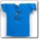  T-shirt bimbo colore turchese soggetto lupetto del Parco Nazionale Gran Paradiso 