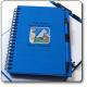  Block notes A5 blu e penna in carta riciclata - Parco Nazionale del Gran Sasso e Monti della Laga 