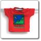  T-Shirt bimbo col. rosso del Parco Nazionale dei Monti Sibillini 