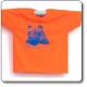  T-Shirt Orso junior, arancione con stampa blu - Parco Regionale Monti Simbruini 