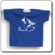 T-Shirt Lupo junior, blu con stampa bianca - Parco Regionale Monti Simbruini 