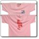  T-Shirt rosa adulto Parco Alpe Veglia Devero - Modello Gufo 