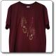  T-shirt unisex bordeaux - Take me to the Mountain del Parco Nazionale Dolomiti Bellunesi 