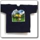  T-shirt blu scuro Scoiattolo e folletto (junior) - Parco Dolomiti Friulane 