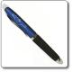 Penna materiale gommato, blu metallizzato - Parco Nazionale del Gran Sasso e Monti della Laga 