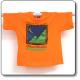  T-Shirt arancione manica corta, bambino, Parco Nazionale dei Monti Sibillini 