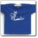  T-Shirt Cervo junior, blu con stampa bianca - Parco Regionale Monti Simbruini 