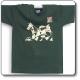  T-Shirt Lupi, colore verde Parco Sirente - Velino 